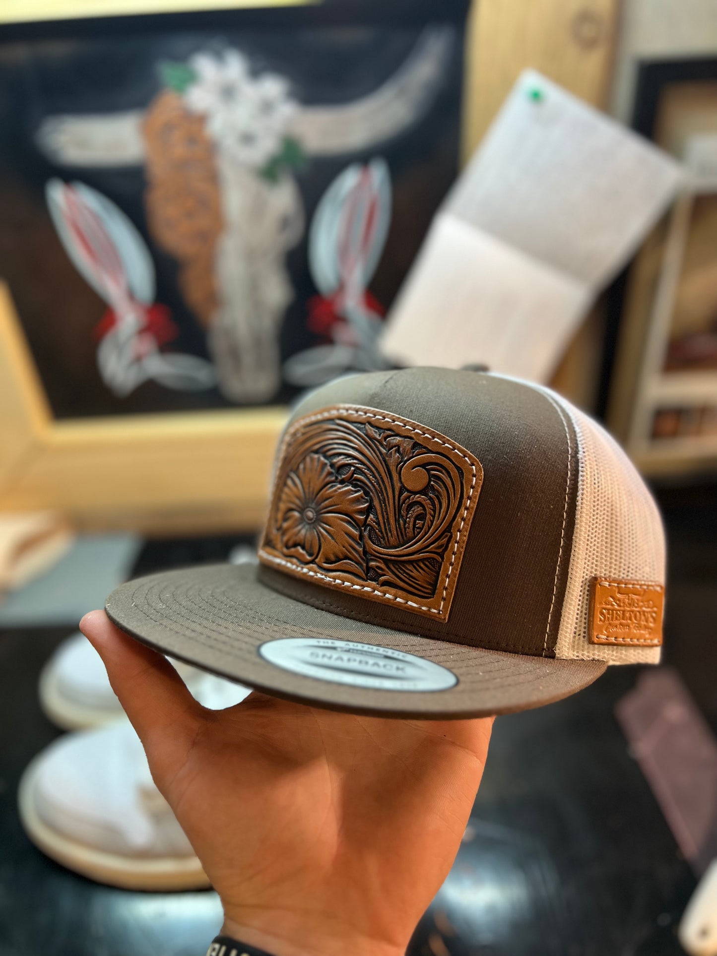 Custom tooled hat